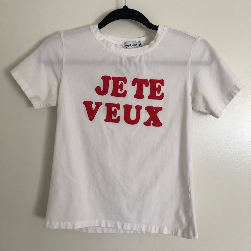 Tiger Mist “want you” tee